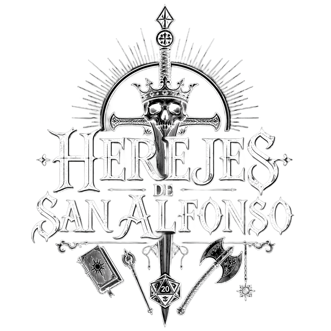 Logo de Herejes de San Alfonso.
